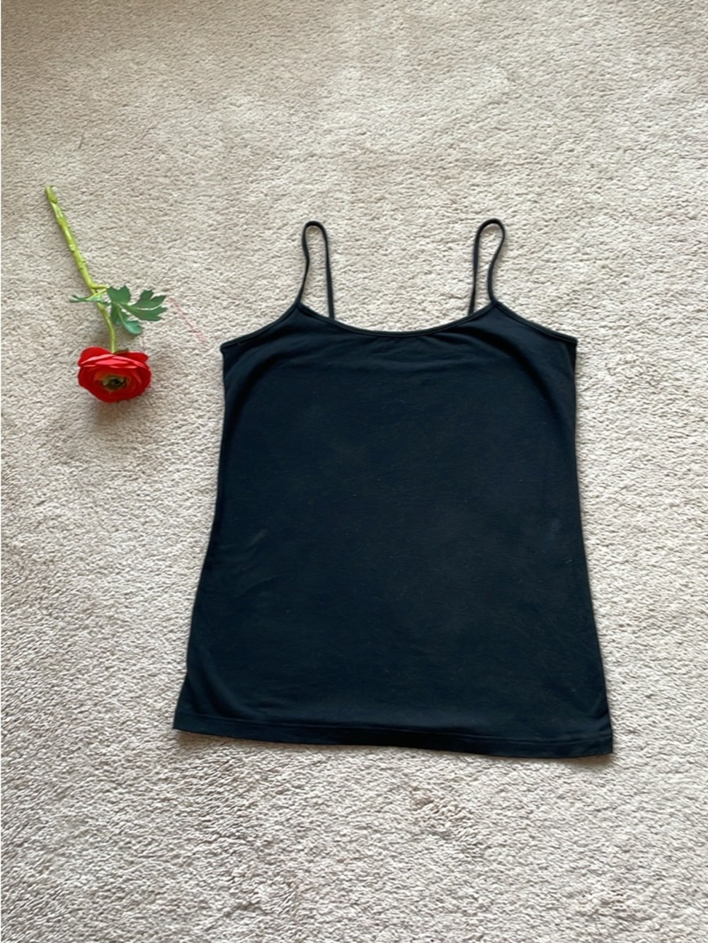 No Boundaries Black Spaghetti Strap Tank Top